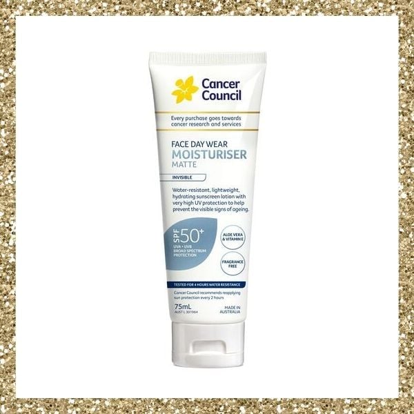 CANCER COUNCIL Face & Body Moisturiser Water-resistant SPF50+ Invisible