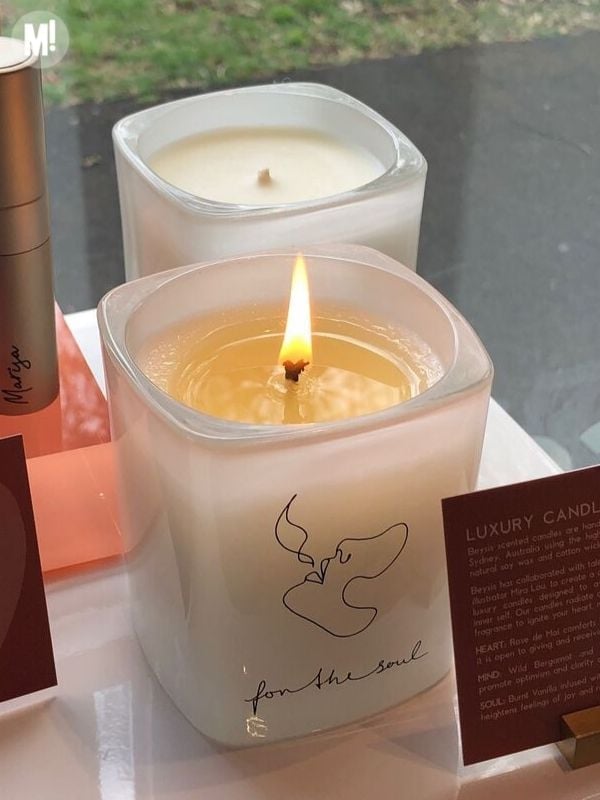 Beysis Personalised Candle in Wild Bergamot