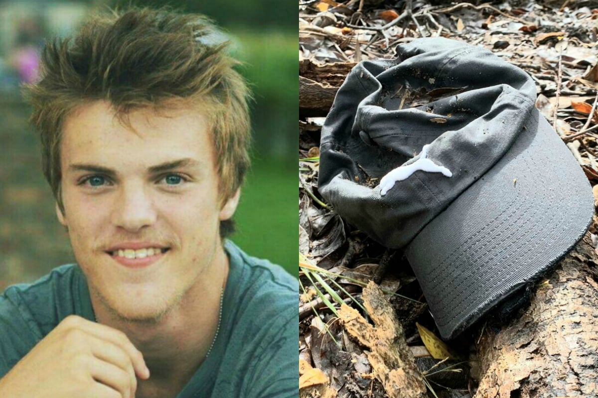 Theo Hayez Byron Bay: Family consider hat found in bushland as clue.