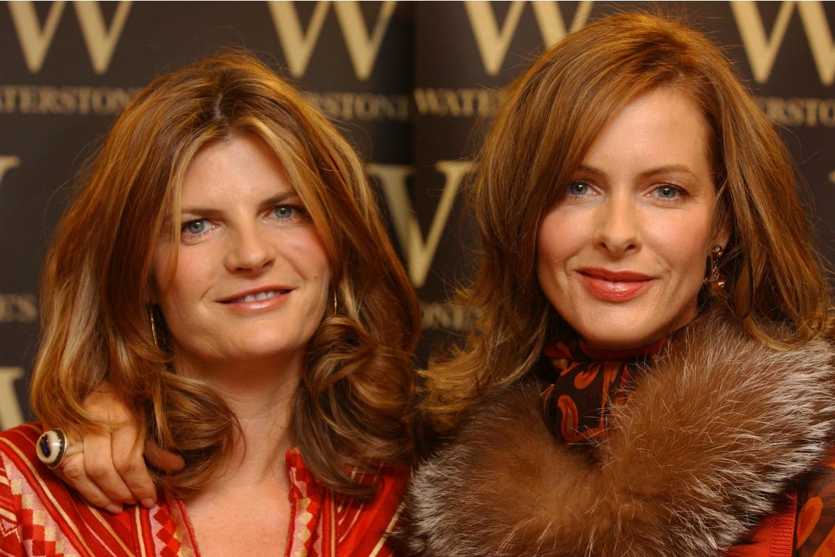 Trinny Woodall in black and Susannah Constantine pictured in