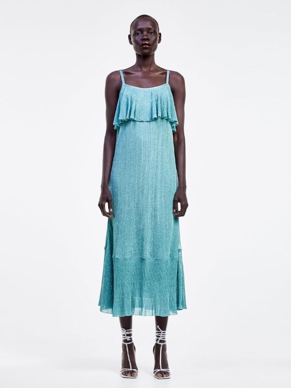 Zara Long Strappy Dress
