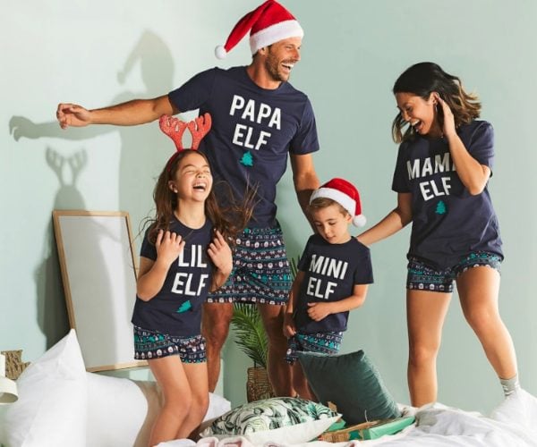 You can now get matching Christmas pyjamas for your family and dog