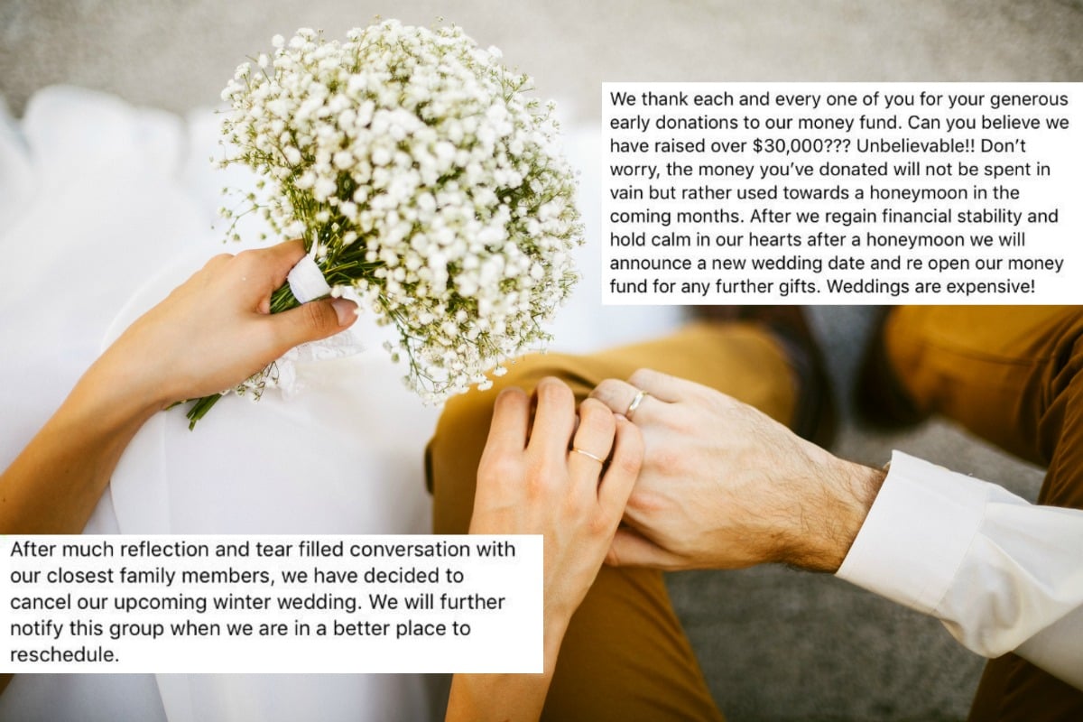 Bride Cancels Wedding After Raking In 23k Of Donations But Still Asks Family And Friends For More Cash