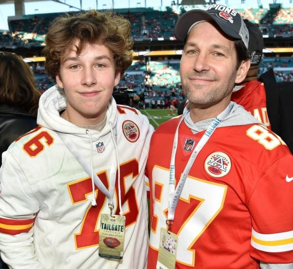 Paul Rudd and his son Jack.