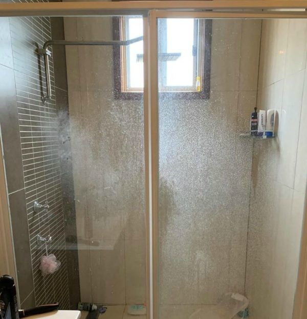 clean shower