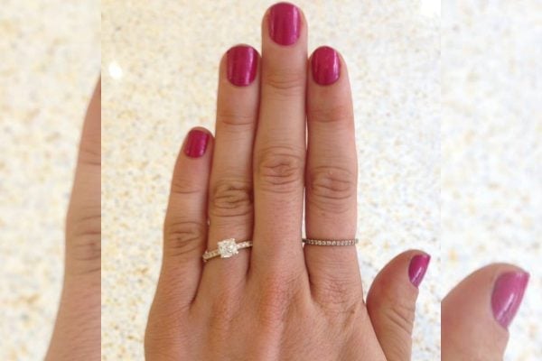 Engagement rings women share