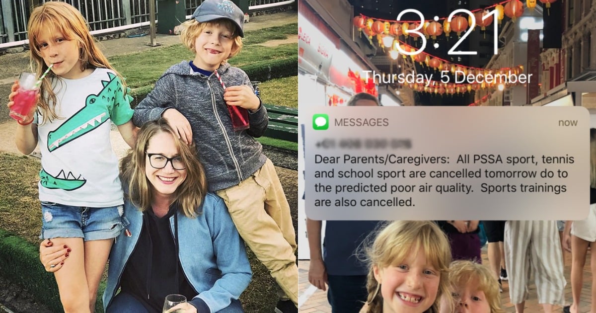 The air quality is affecting our kids playing outside during December.