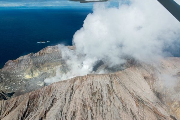 white island eruption history