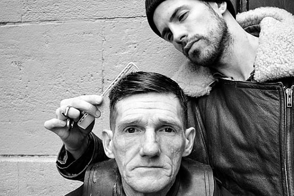 Joshua Coombes Offers Haircuts For Homeless But Gives Them