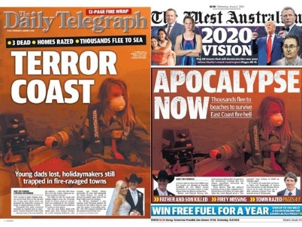 front-covers-of-daily-telegraph-and-the-west-australian-data