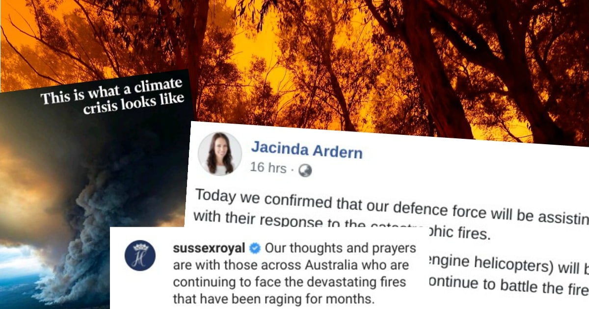 The Australia Bushfire Response From Media And Leaders Around The World.