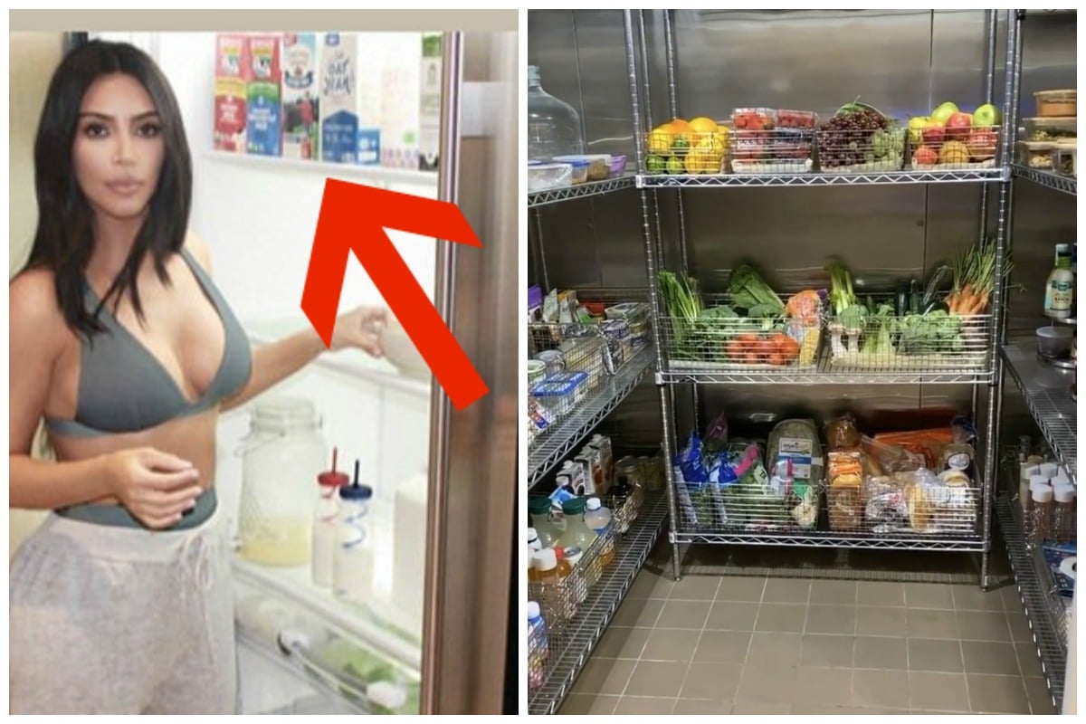 Image result for kim kardashian fridge