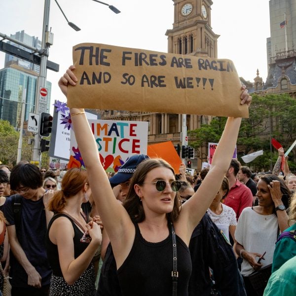 climate protest signs