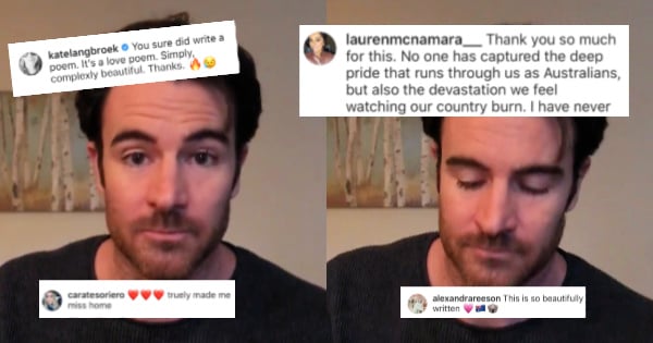 The Australia bushfire video from actor Ben Lawson you need to watch.