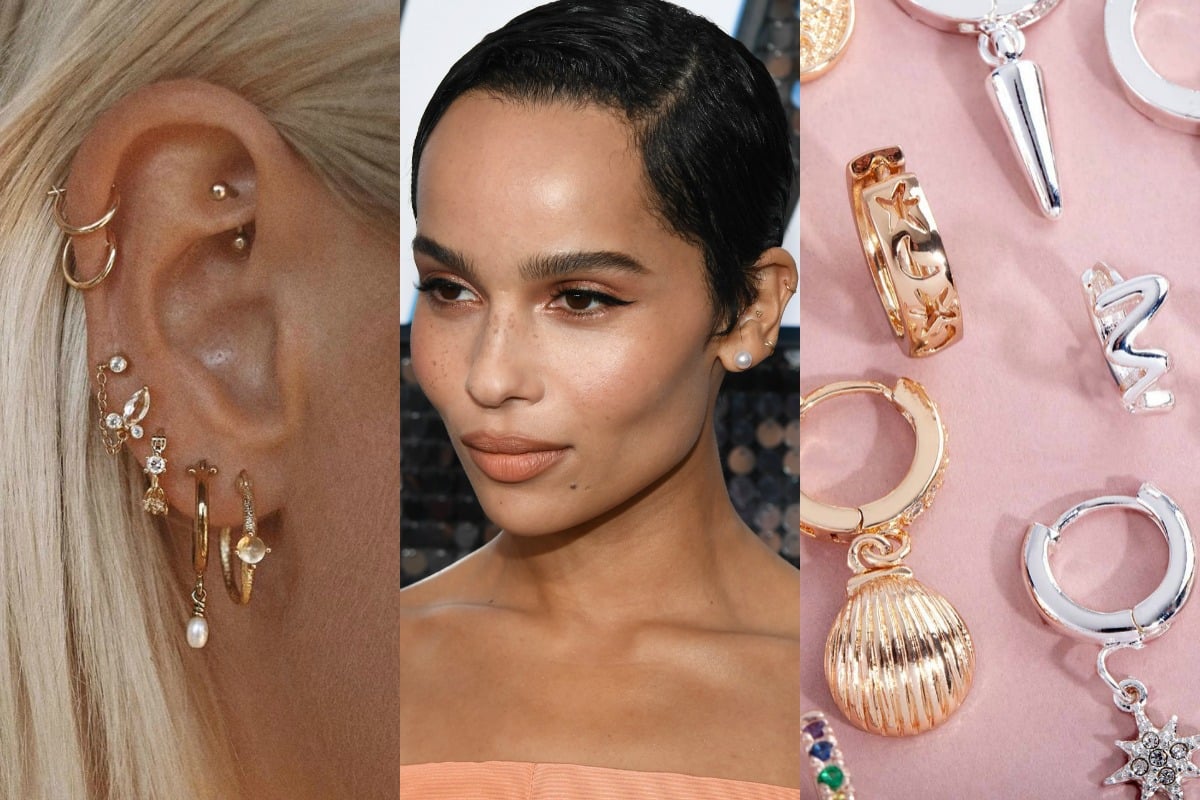 Krydderi Tips manuskript Ear piercing: How to tackle the celebrity "ear party" trend.