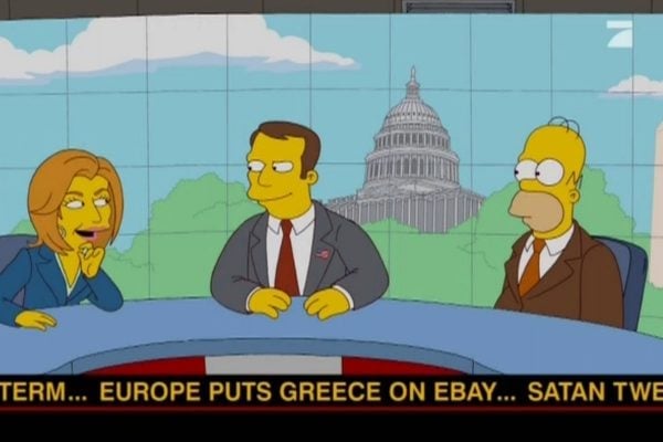 Simpsons predict future