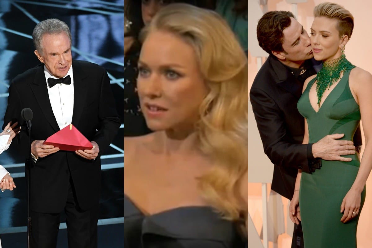 oscar awkward moments