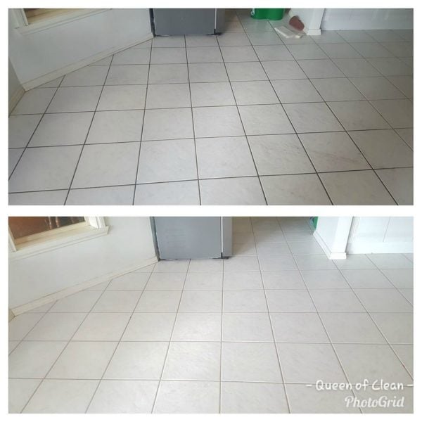 cleaning grout hack