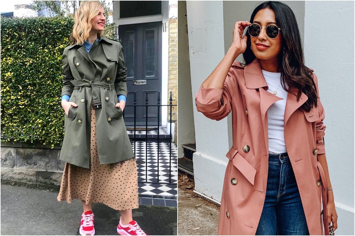 Marks spencer trench coat sale