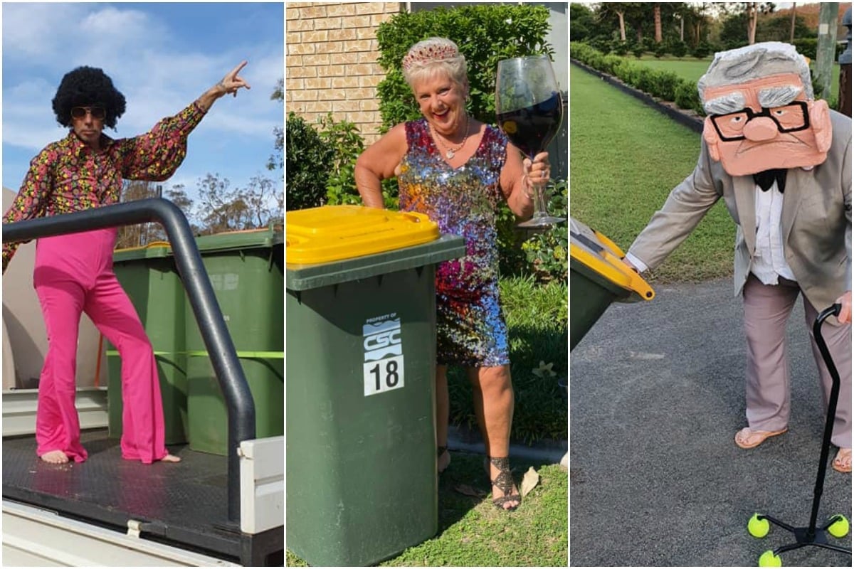 Dressing up for bin day: Pics of people in costume from around the ...