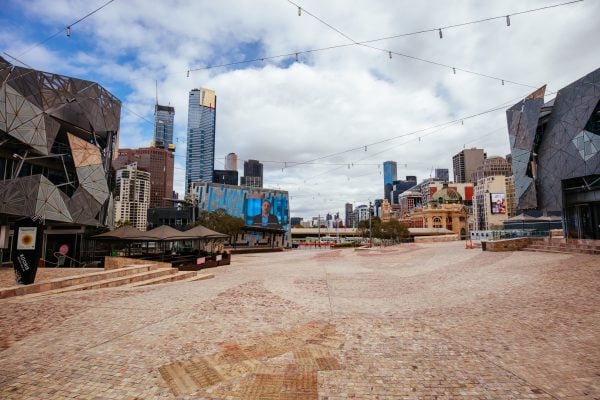 Quiet Melbourne Streets and Landmarks During Coronavirus Pandemic
