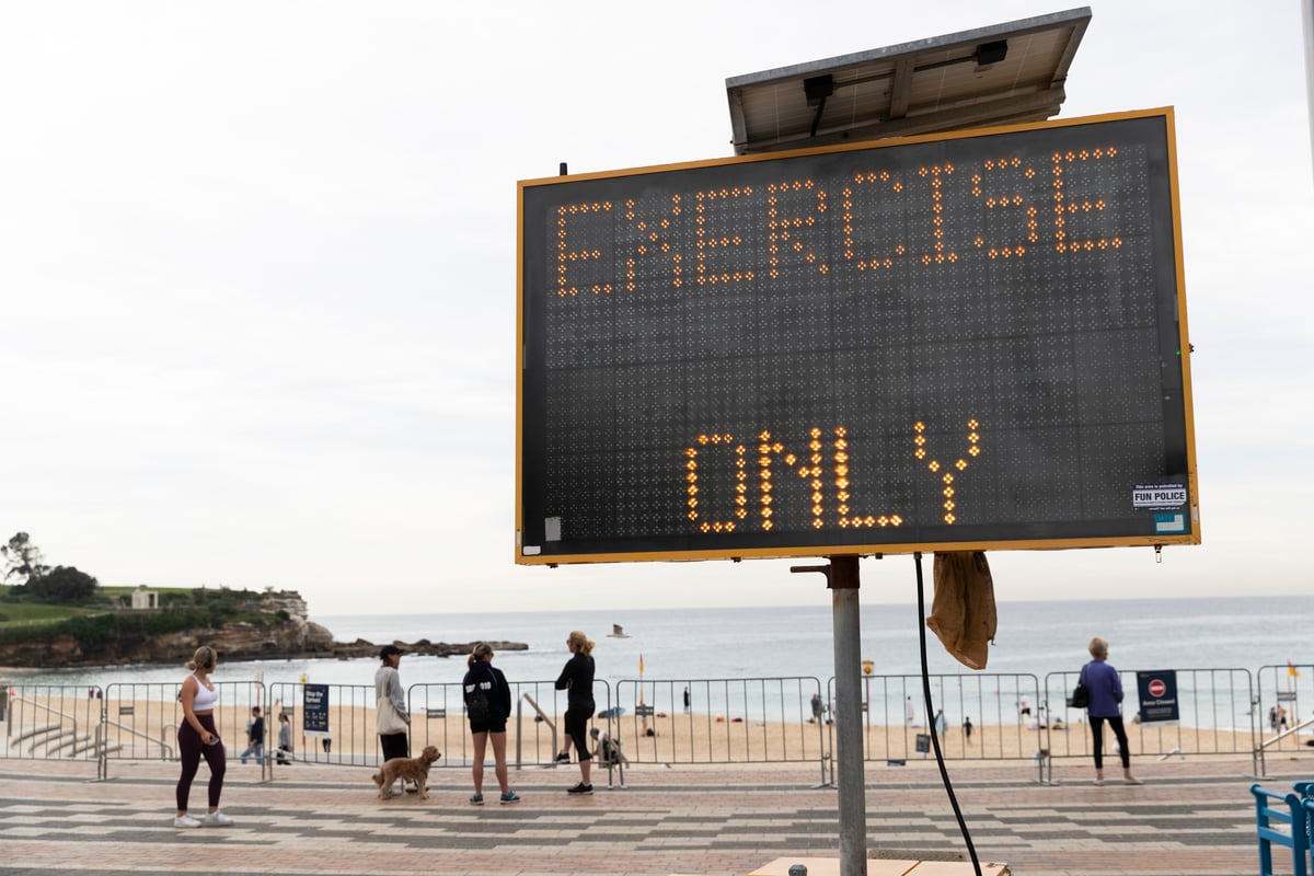 Some Sydney Beaches Reopen For Exercise As Australian Coronavirus Infection Rate Continues To Decline