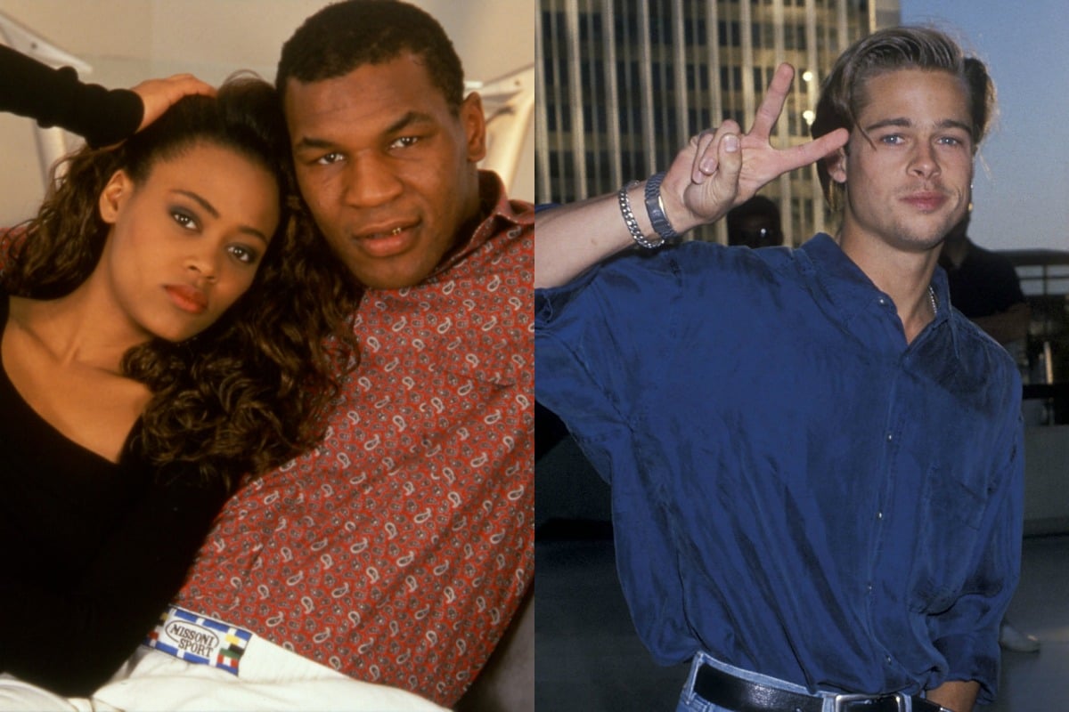 Mike Tyson Brad Pitt The Day He Found Pitt With His Ex Wife Robin Givens