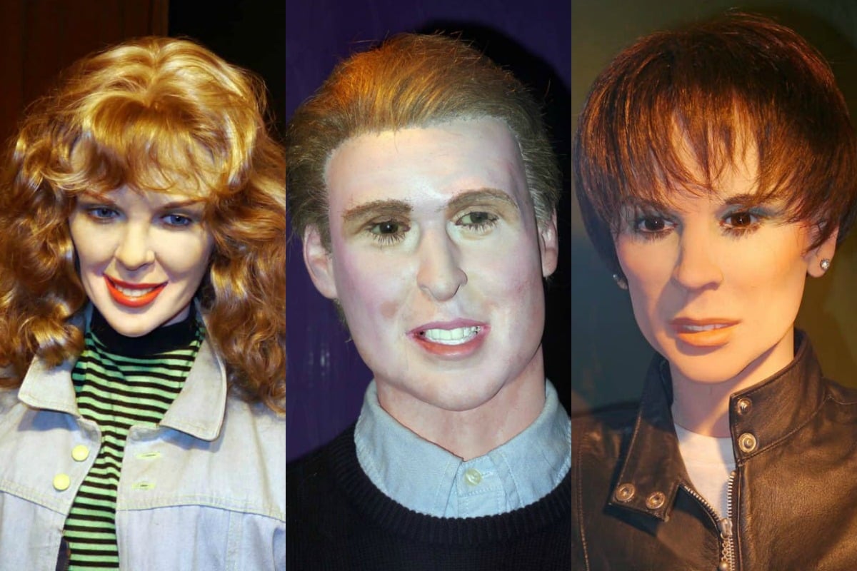 15 distributing celebrity wax figures from the world's worst wax museum.