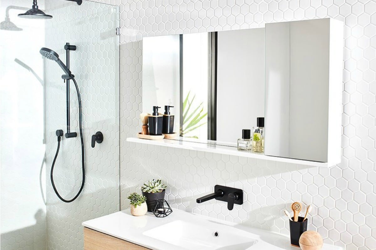 How To Declutter Your Bathroom Tips, Wall Mounted Makeup Mirror Bunnings