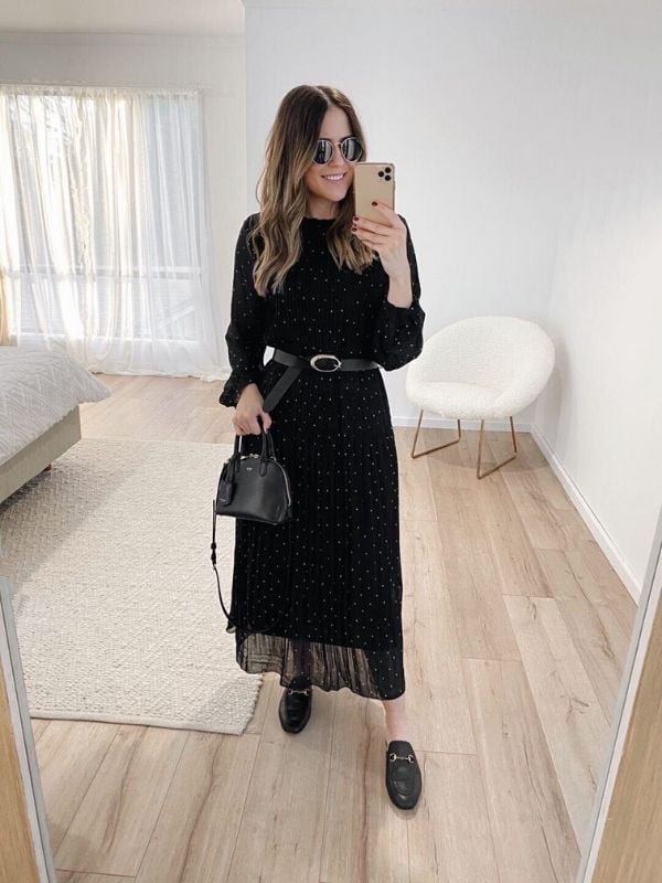 black maxi dress kmart