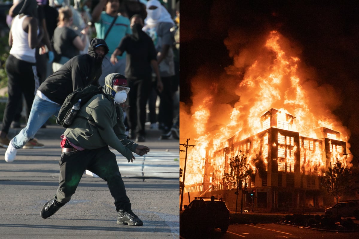 Escalating violence of Minneapolis riots: Stabbings, stun guns ...