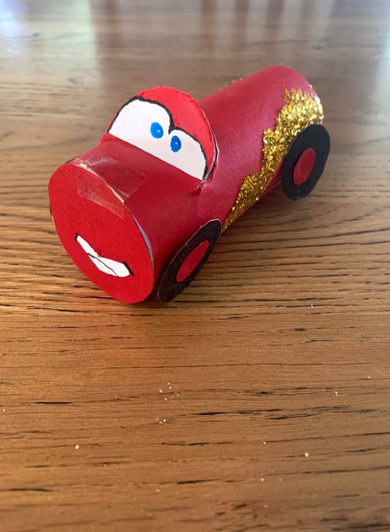 Pinewood Derby Car Design Plan - Lightning McQueen